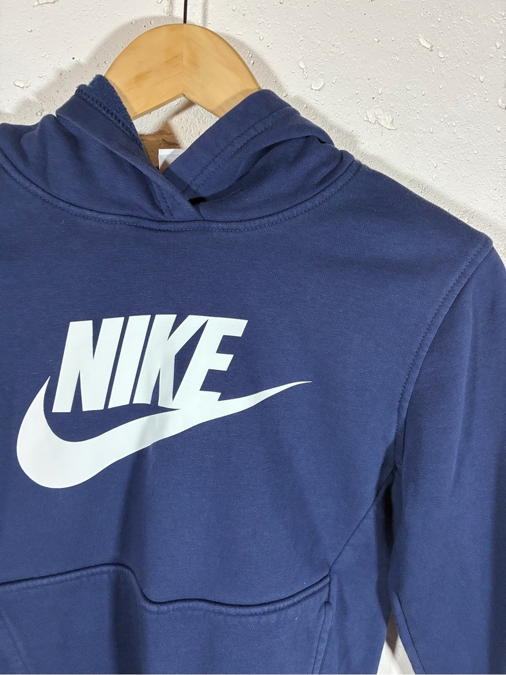 Nike Boys Navy Logo Hoodie